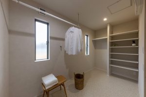 新築　山口工務店　脱衣室